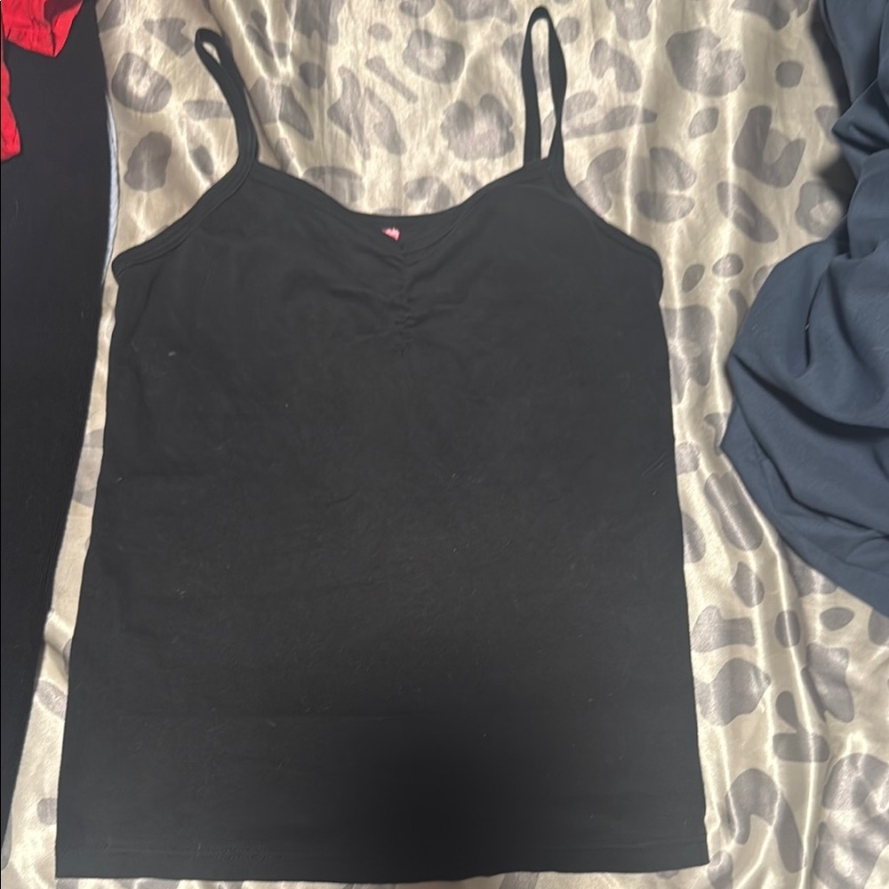 Black edikted V-neck tank top